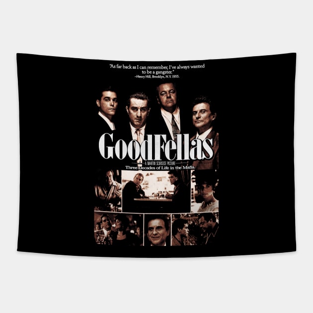 Vintage GoodFellas Movie Tapestry by Noisyloud