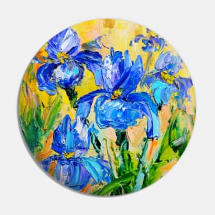 Irises Pin