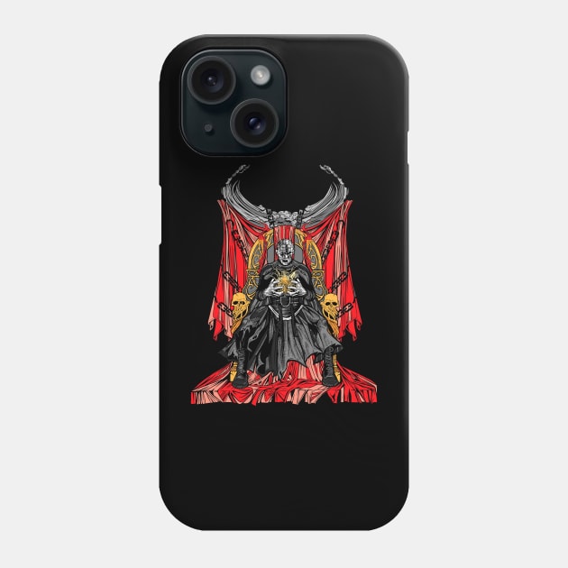 Pinhead on throne Phone Case by Mikeywear Apparel