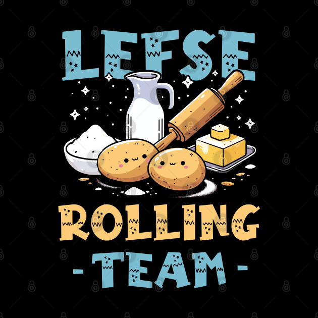 Lefse Rolling Team by Depot33