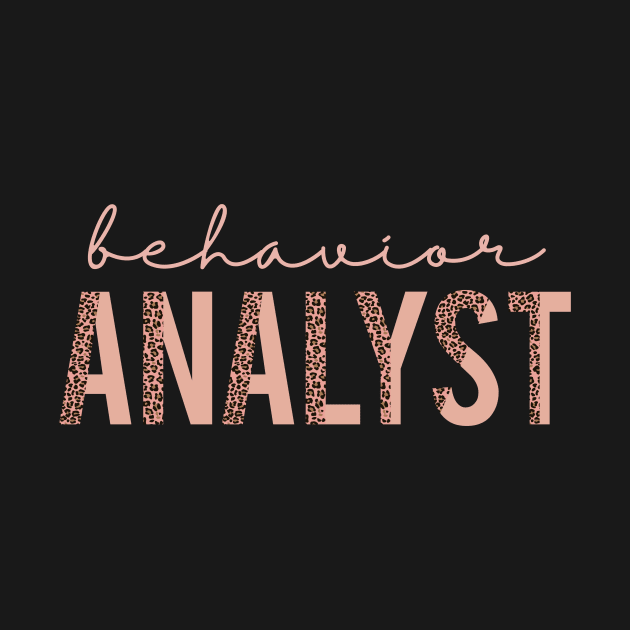 Behavior Analyst apparel or gift for every BA, BCBA or ABA Therapy student. Behavior Analyst appreciation gift by The Mellow Cats Studio