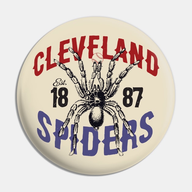 Cleveland Spiders Baseball Pin by MindsparkCreative