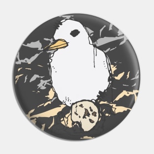 Fairy tern on an egg sketch Pin