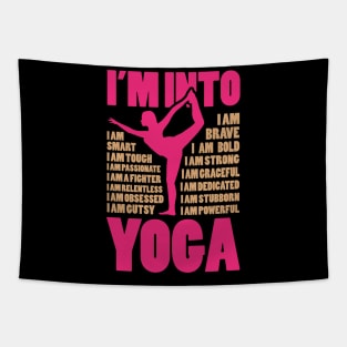 Positive Karma I’m Into Yoga Tapestry