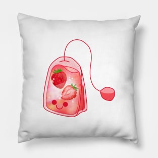 Strawberry Tea Bag Pillow