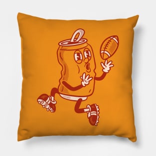 Retro cartoon American Football Pillow