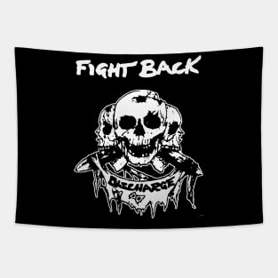 Fight Back t shirt punk hardcore anarcho Tapestry