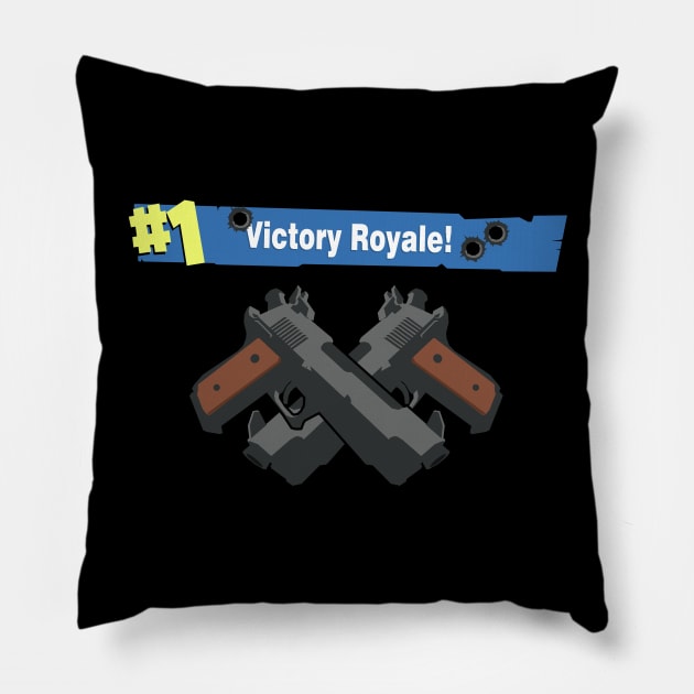 Victory Royale Pillow by AndreusD