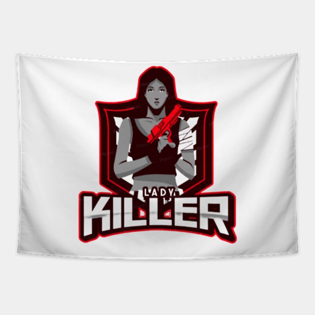 Pubg lady killer Tapestry by Hyper_co