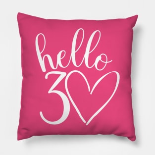 30th birthday design Pillow