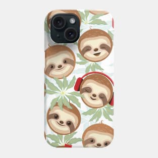 Cheerful Sloths Family Phone Case