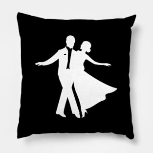 Dancing in Black and White Pillow