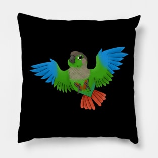 Greencheeked Conure Pillow