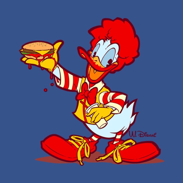 RONALD MCDONALD DUCK by beastpop