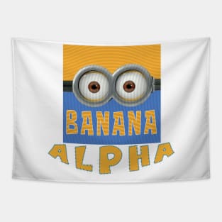 MINION BANANA USA ALPHA Tapestry