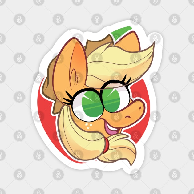 Apple Jack Magnet by Baja Gryphon