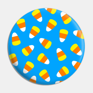 Candy Corn on Blue Pin