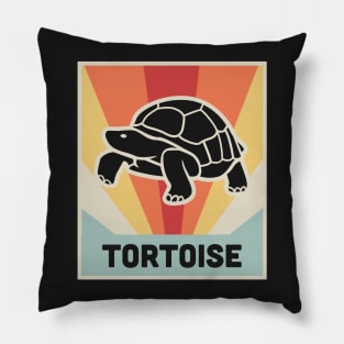 TORTOISE - Vintage 70s Style Poster Pillow