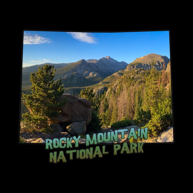 Colorado State Outline (Rocky Mountain National Park) by gorff