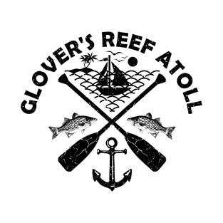 Glover's Reef Atoll Beach, Belize, Boat Paddle T-Shirt