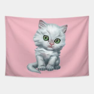 Turkish Angora kitten Tapestry