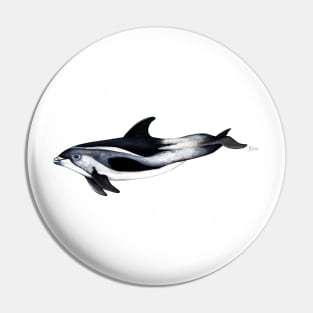 White-beaked dolphin Pin