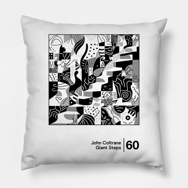 John Coltrane - Giant Steps - Minimal Style Graphic Artwork Pillow by saudade