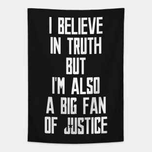 Big Fan of Justice Tapestry