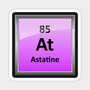 Astatine Periodic Table Element Symbol Magnet