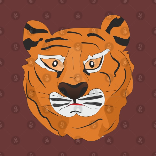 Tiger face by Alekvik