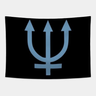 Planet Neptune - Planet Symbol - Neptune's Trident Tapestry