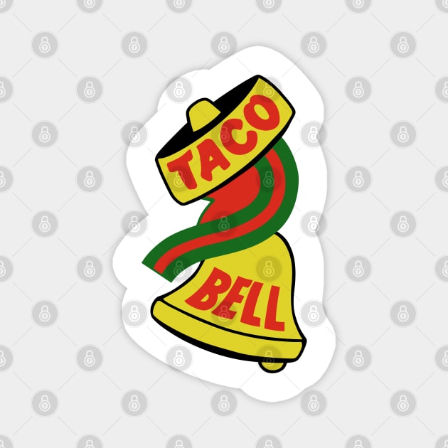 Vintage Taco Bell Magnet by offsetvinylfilm