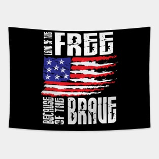 Land of the free because of the brave Tapestry