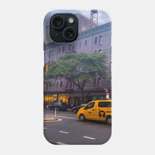 Columbus Ave Upper West Side Yellow Cab Manhattan NYC Phone Case