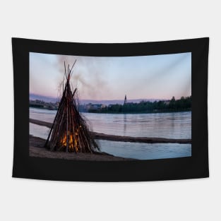 Bonfire on the Kemijoki Tapestry