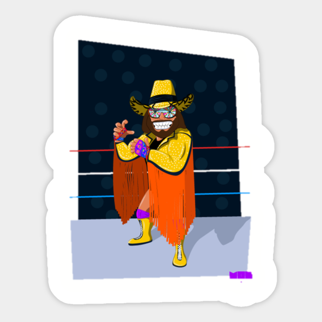 Man - Randy Savage - Sticker