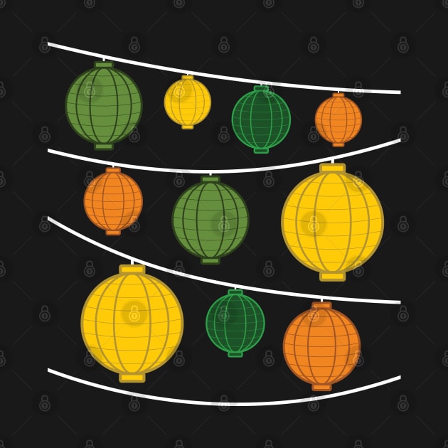 Lanterns | Green Yellow Orange by Wintre2