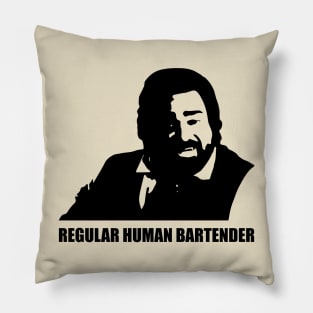 Jackie Daytona- Regular Human Bartender Pillow