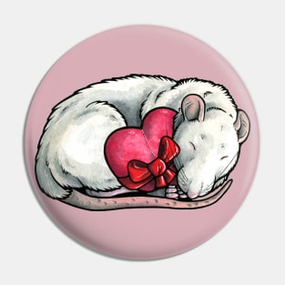 White rat Pin