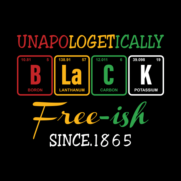 Juneteenth Unapologetically Black Free-ish Since 1865 Gift For Men Women by truong-artist-C