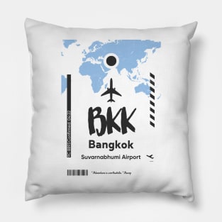 BKK Bangkok airport code Pillow