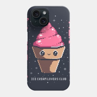 Ice cream lovers club Phone Case