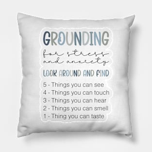 Grounding for Stress and Anxiety Pillow