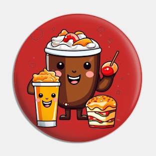 kawaii  junk food T-Shirt cute  funny Pin