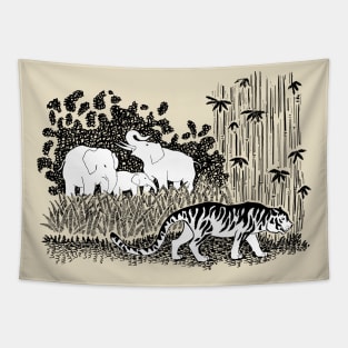 the tiger Sher Khan Tapestry