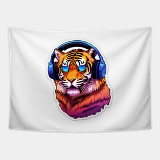 Tiger on Fire Tapestry