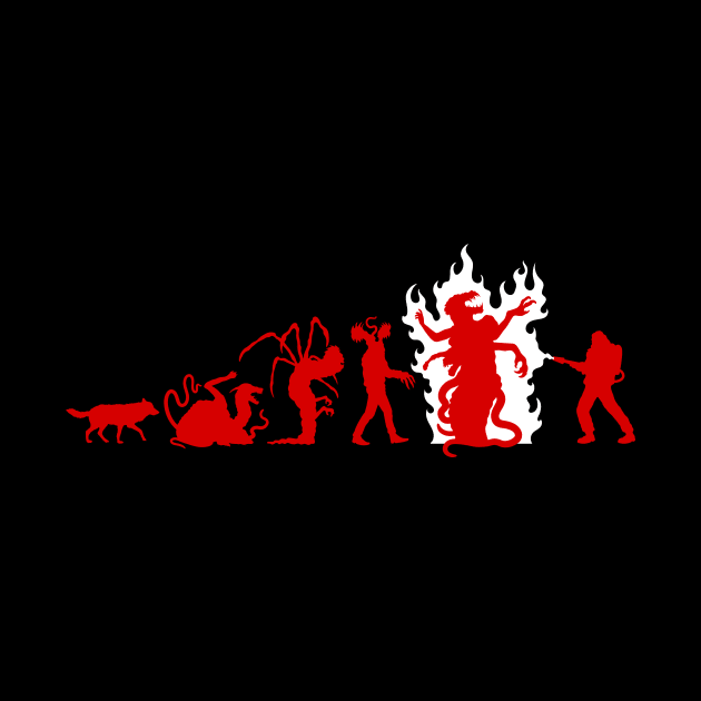 The Thing Evolution - Red by demonigote