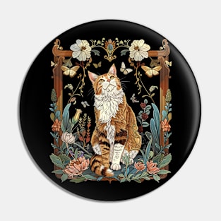 Cottagecore Aesthetic Cat Toys Pin