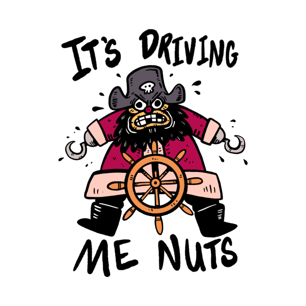 Driving Me Nuts by McDuck Illustration