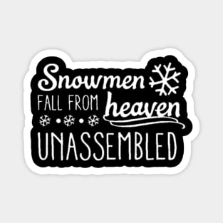 Snowman Fall From Heaven Unassembled Magnet